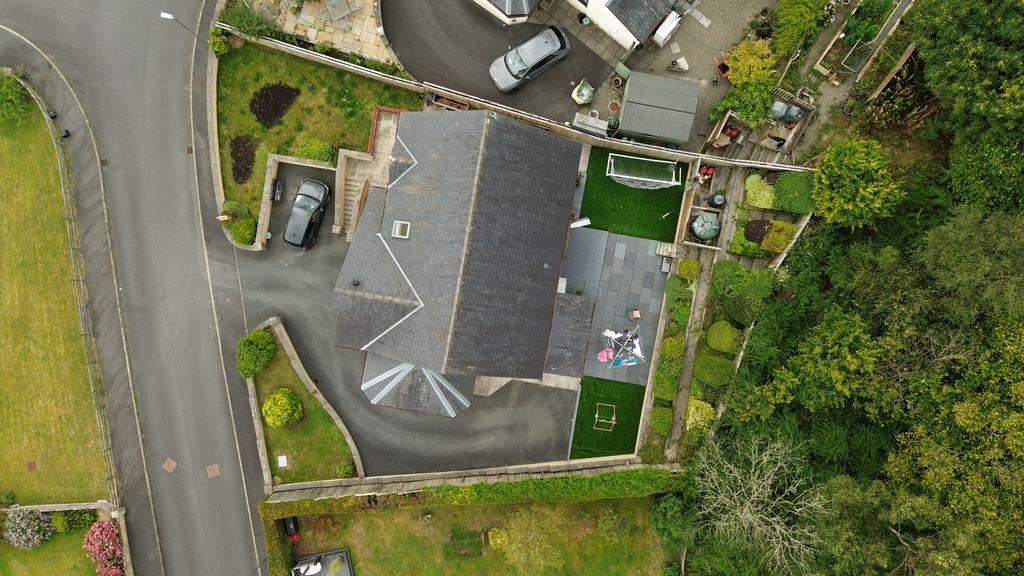 Aerial view of property