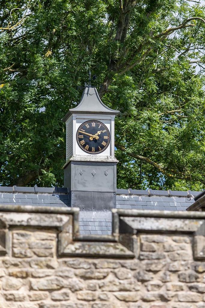 Clock Tower on Garage