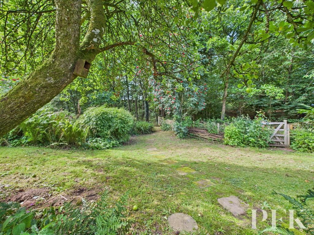 Lower Tier of Garden and Gates to Gill Beck
