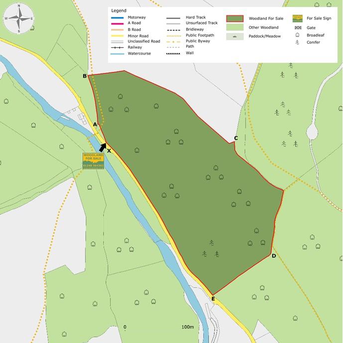 Coed Ffridd Defaid plan