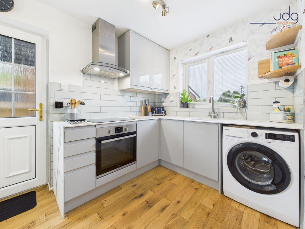 Kitchen with Open Pantry