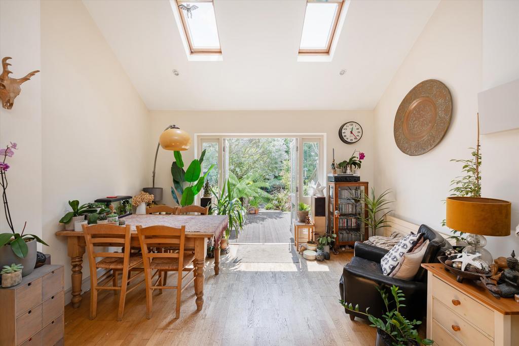 Open-plan living area, open plan living