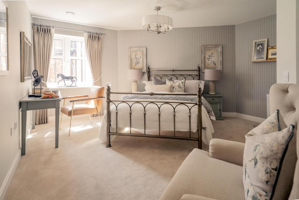 Show home master bedroom