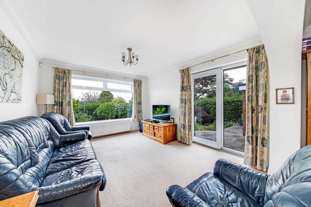 Open plan living dining room