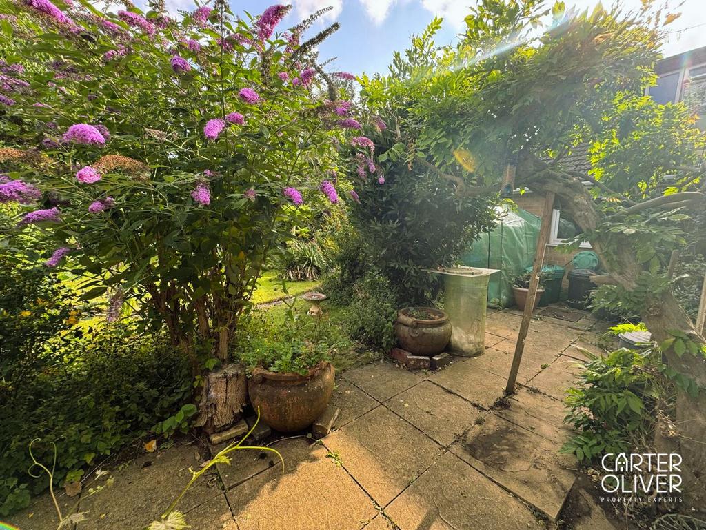 Rear courtyard