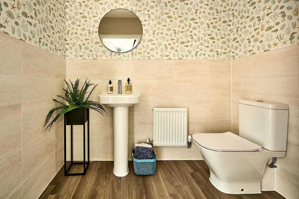 Convenient downstairs toilet