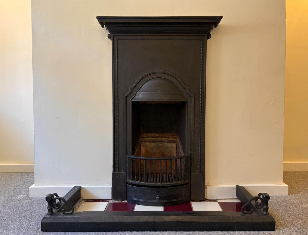 Fireplace cat