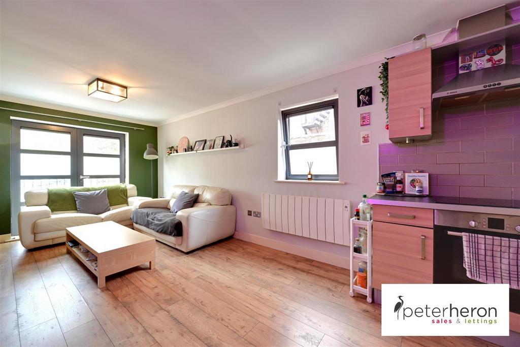 Open Plan Living and Kitchen Area