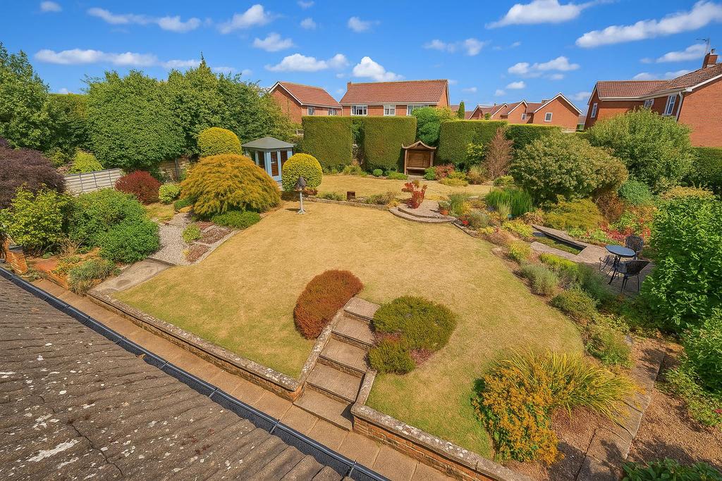 Elevated Rear Garden View