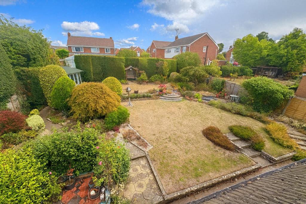 Elevated Rear Garden View