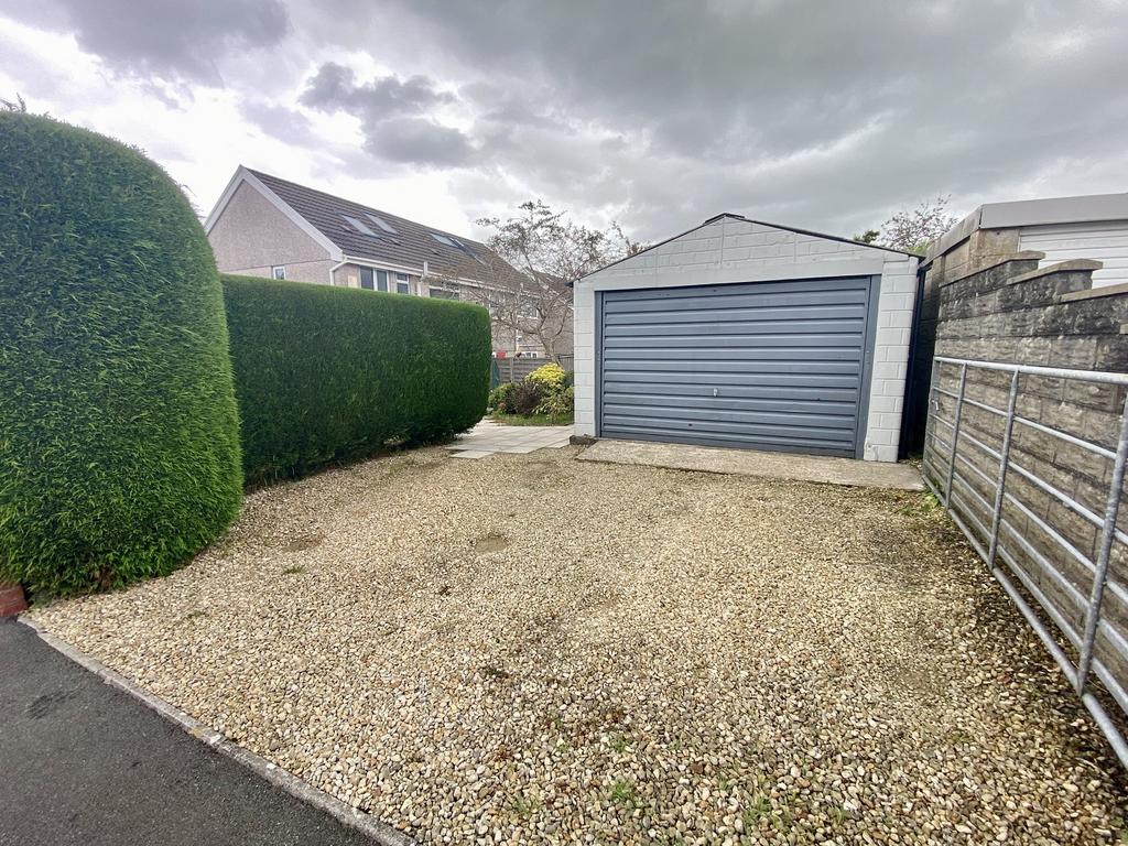 Driveway and garage