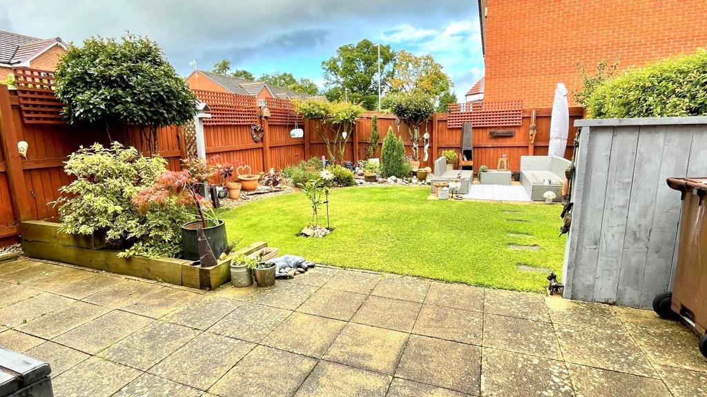 Rear garden