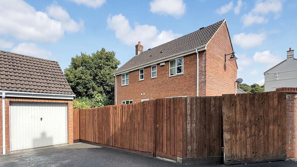 Garage and driveway