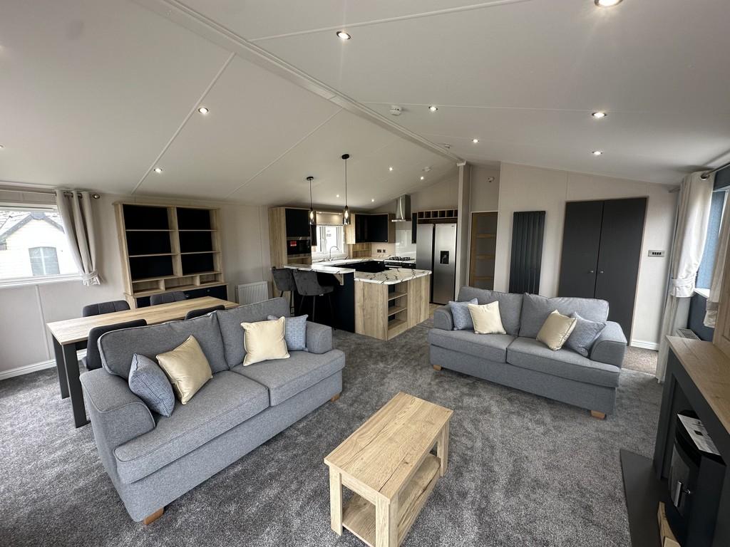 Lodge in Anglesey lounge