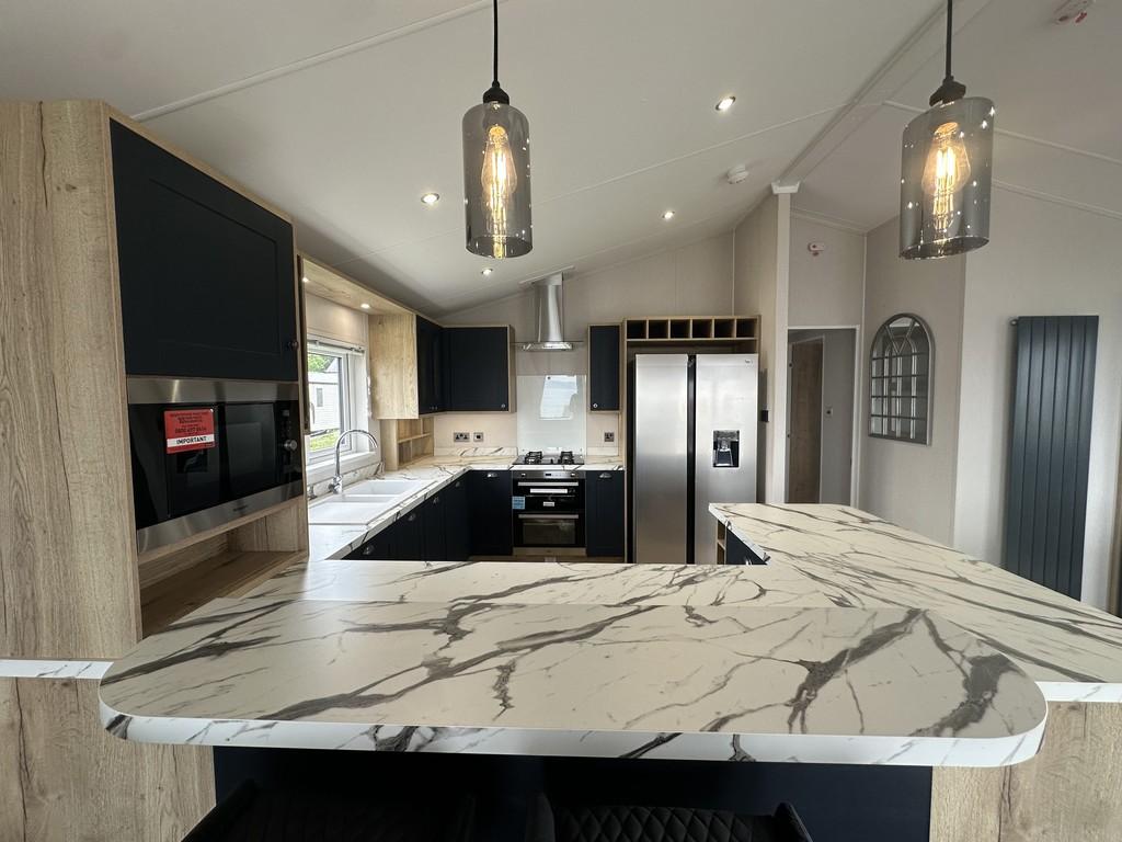 Lodge in Anglesey kitchen