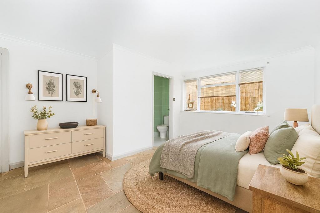 Bedroom 3 staged