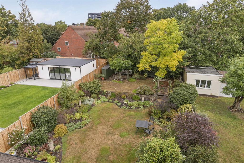View over the garden