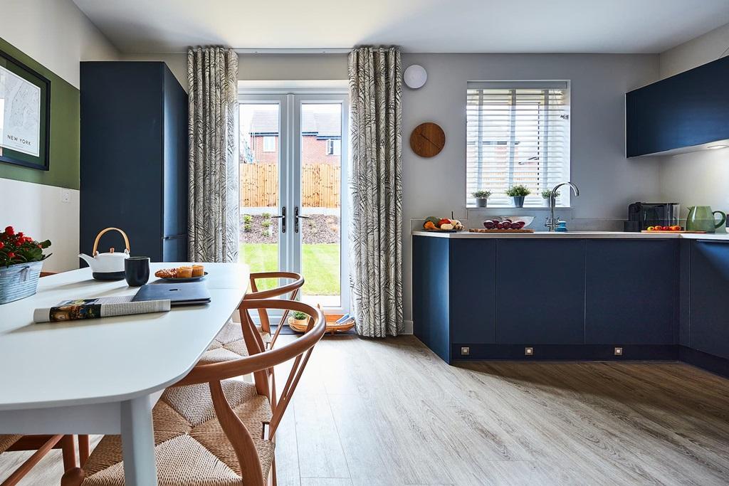 Plenty of cooking space and storage in the kitchen