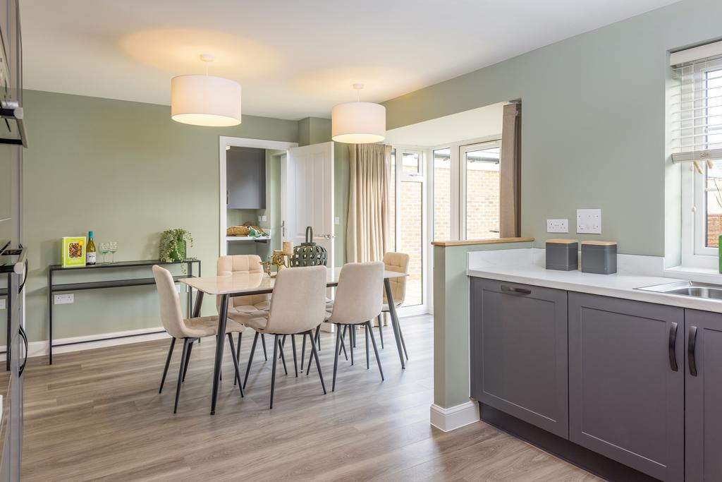 Dining area in the 4 bedroom Culver