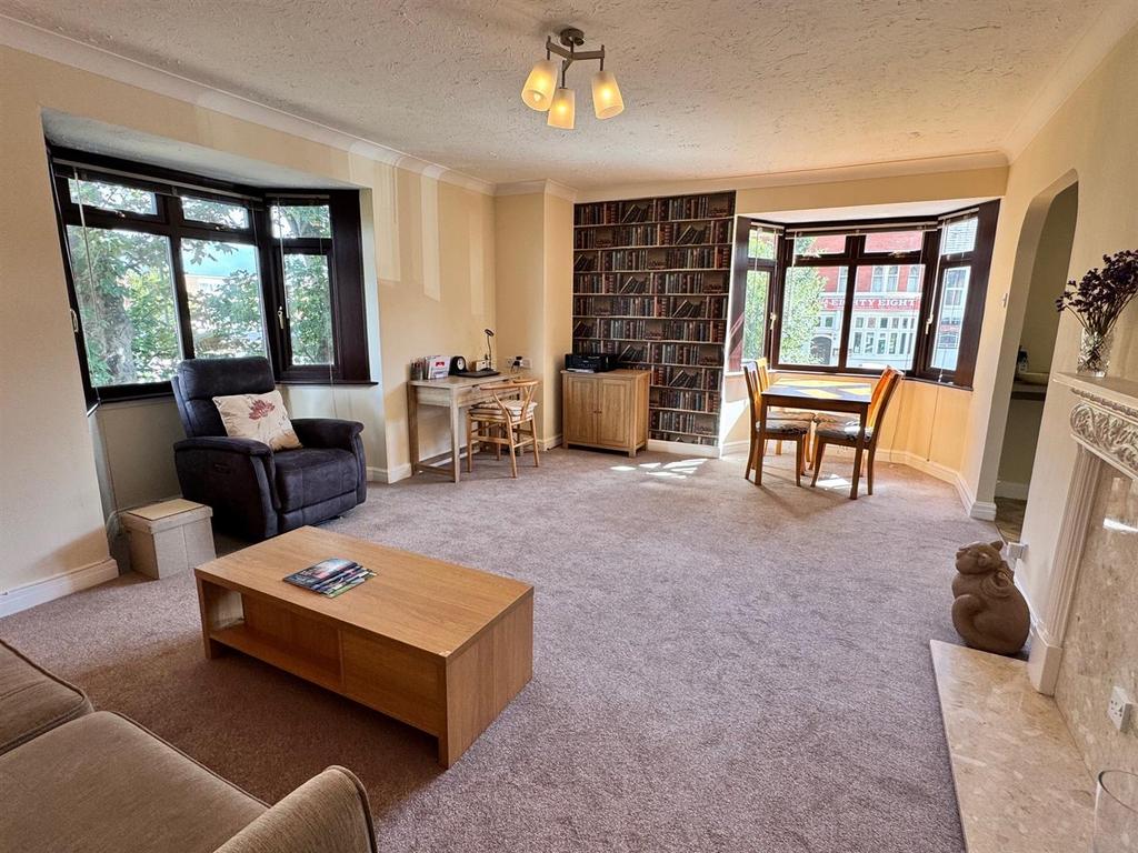 Lounge with dining area