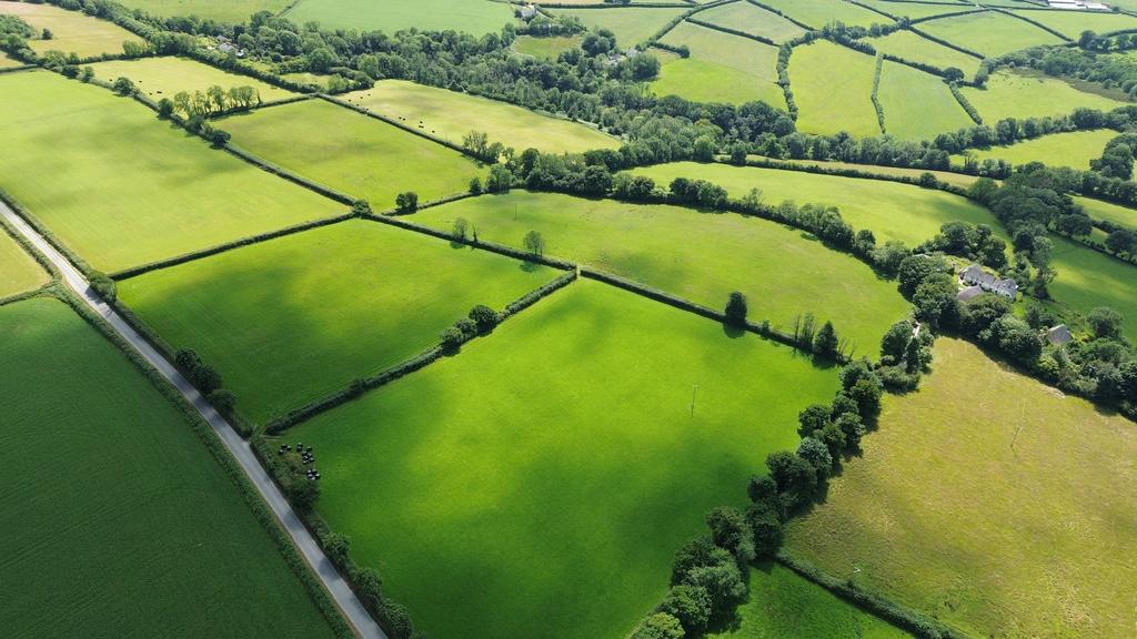 Drone photos of the land