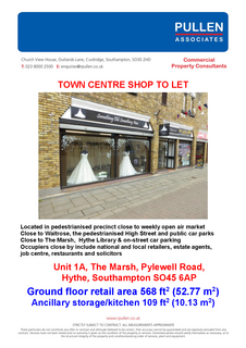 Retail property (high street) to rent, Pylewell Rd Southampton SO45 6AP
