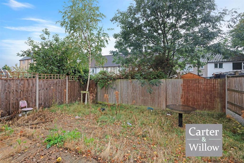 Private rear garden
