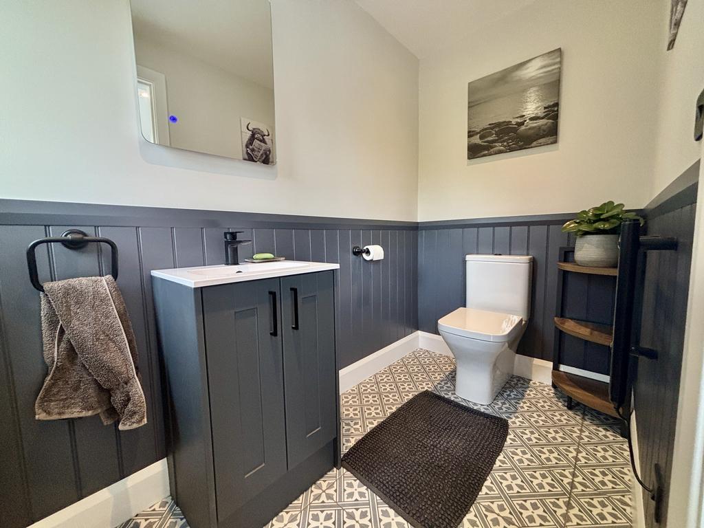 Ground floor cloakroom