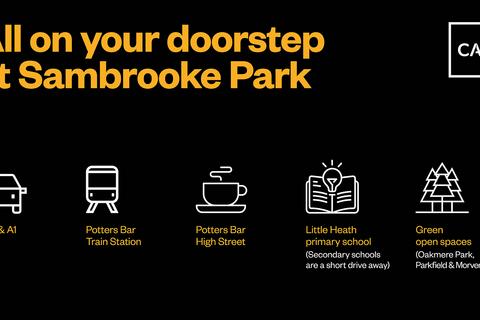 5 bedroom detached house for sale, Plot 40, Whitethorn at Sambrooke Park, Potters Bar hawkshead road, ,  potters bar EN6 1LX