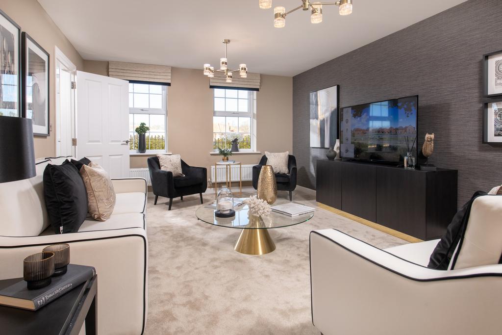 Inside view 4 bedroom Chelworth lounge