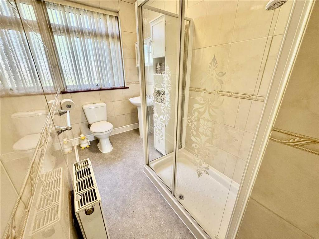 Tiled shower room