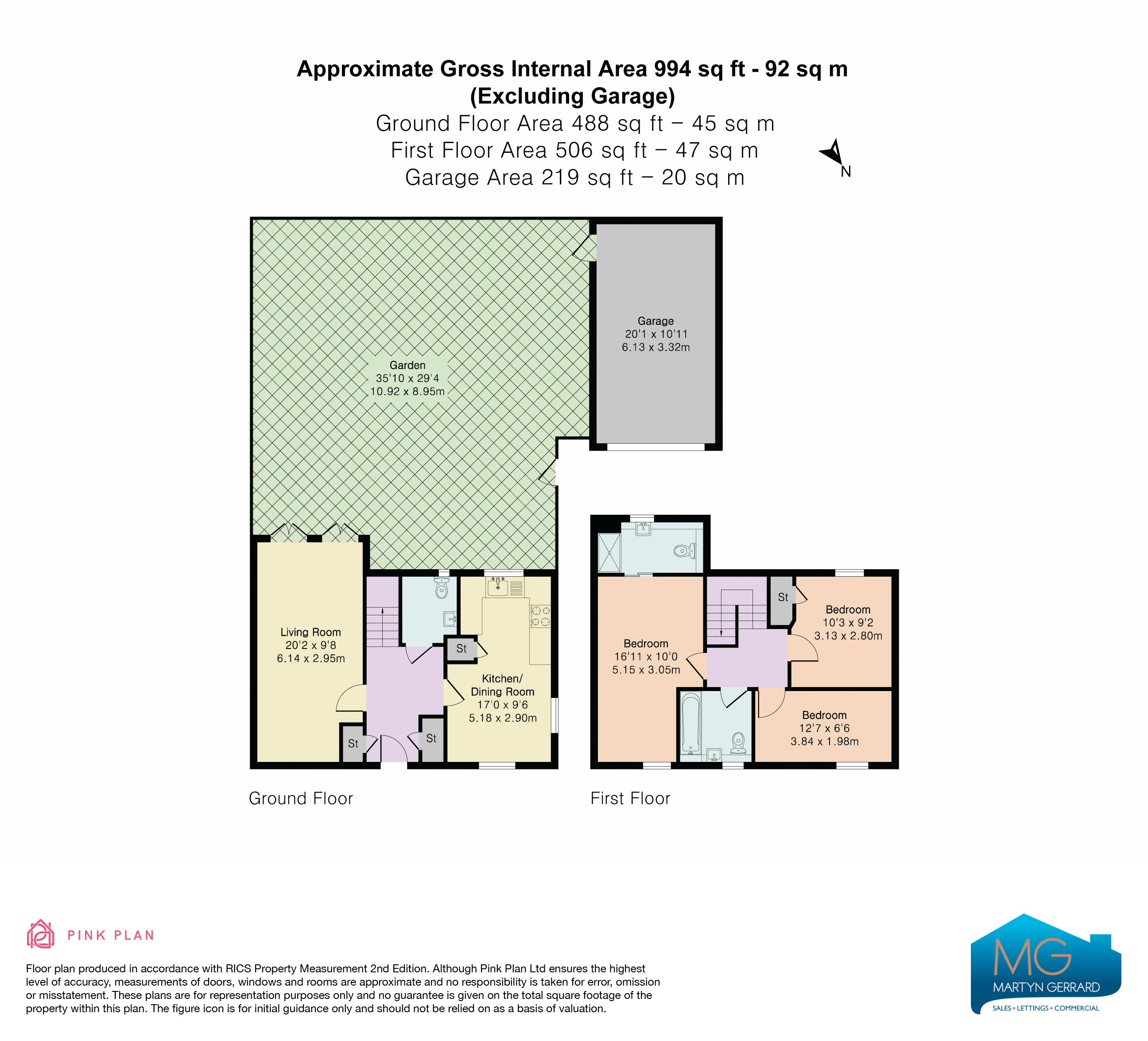 3 bedroom semi-detached house for sale - Floor Plan