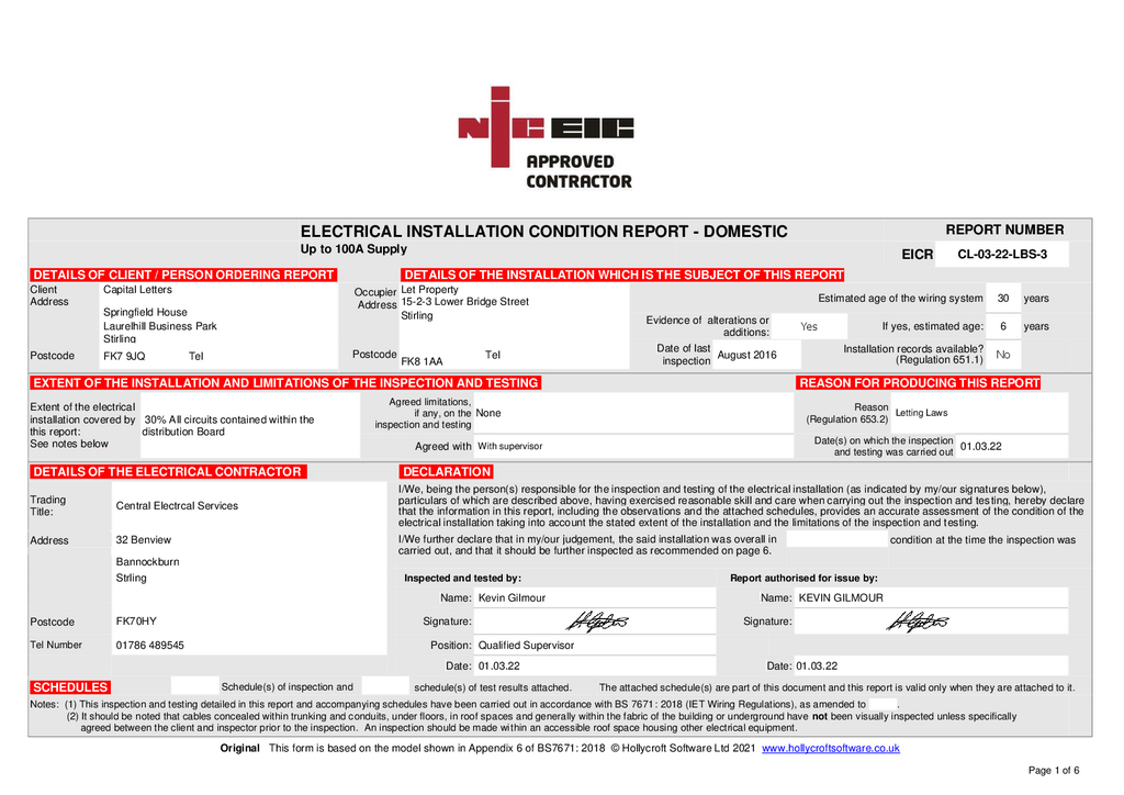 EPC Certificate