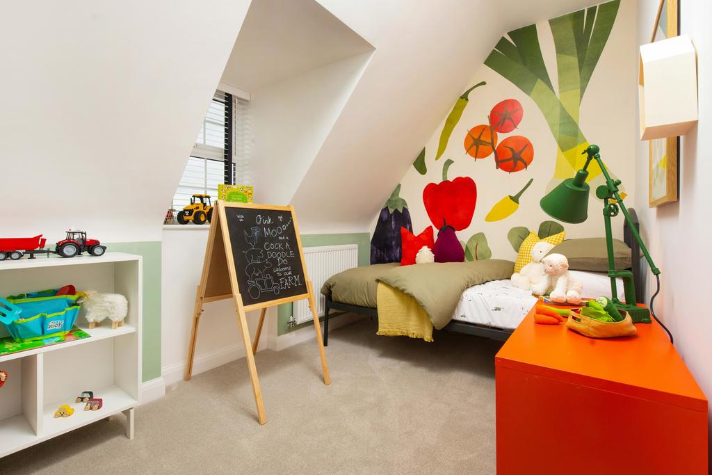 Hertford Children's bedroom with farm themed decor
