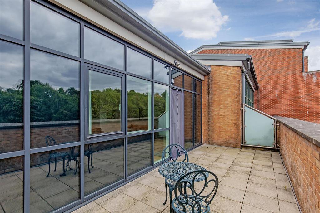 Large balcony