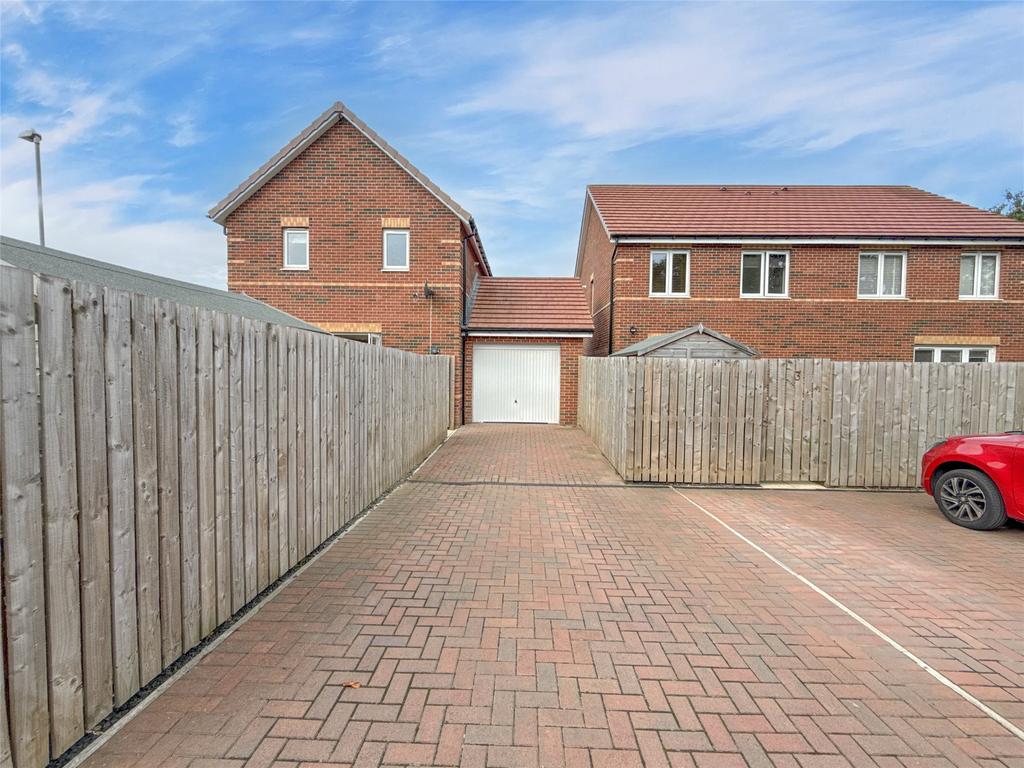 Driveway and Garage