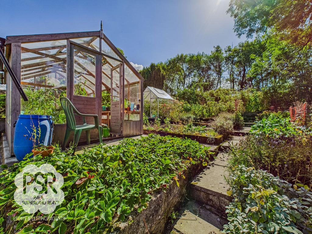 Allotment and Vegetable Patch with Two Greenhouses