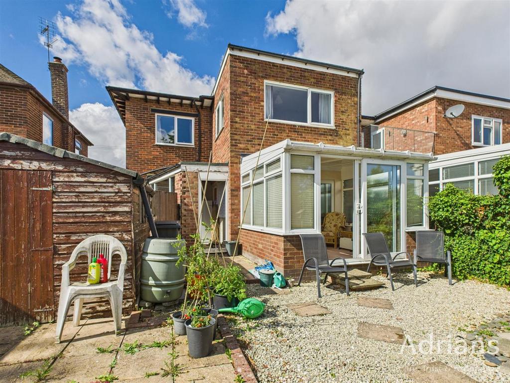 Rear of property