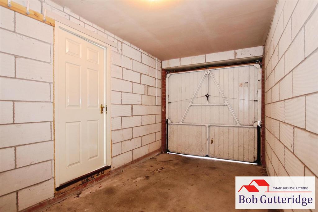 Integral single garage