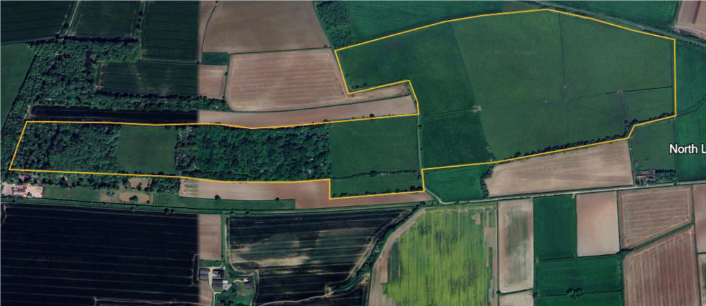 Ariel Photo Land at Caddow Wood