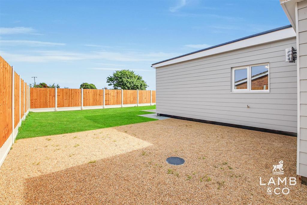 Rear garden