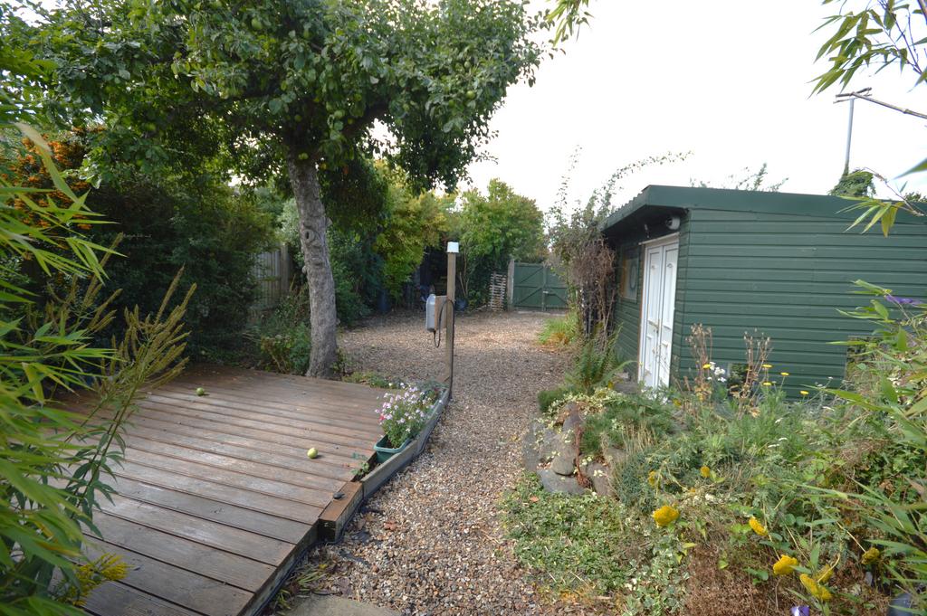 Rear yard and outbuildings