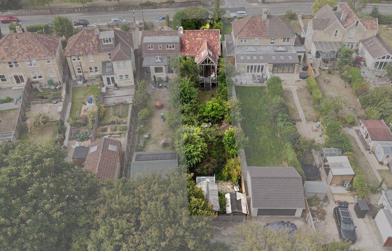 Aerial view to rear