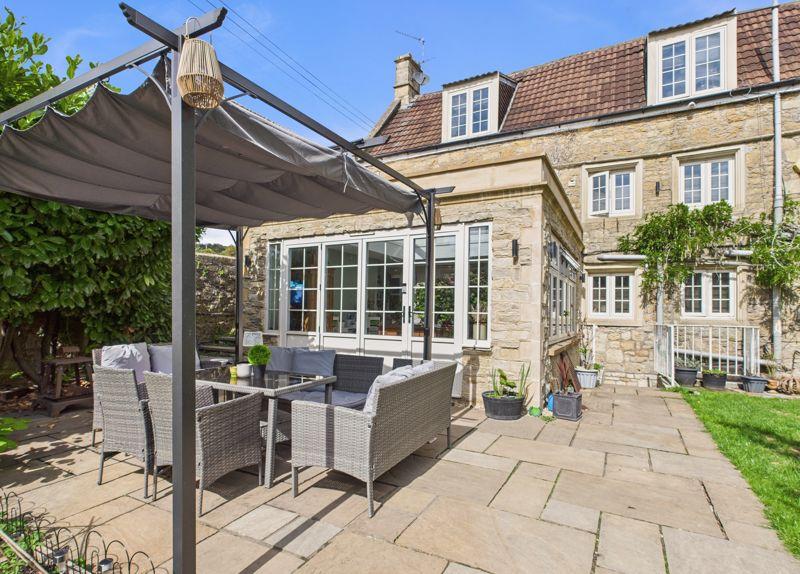 Patio seating area