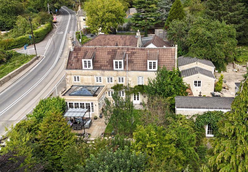 Aerial of house