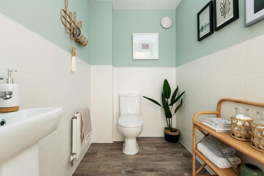 A downstairs toilet adds convenience