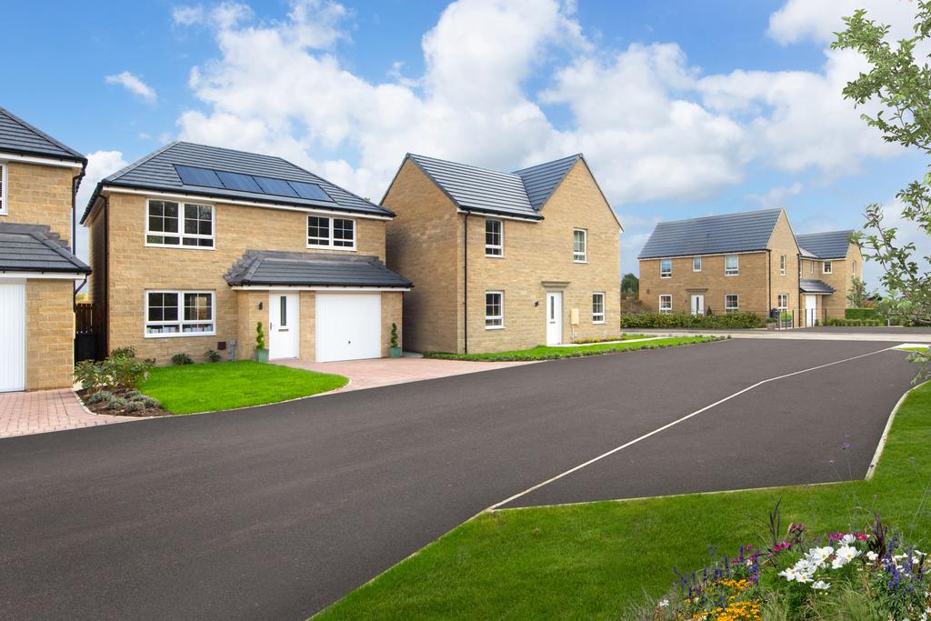 Outside view of homes at Monkton Gardens