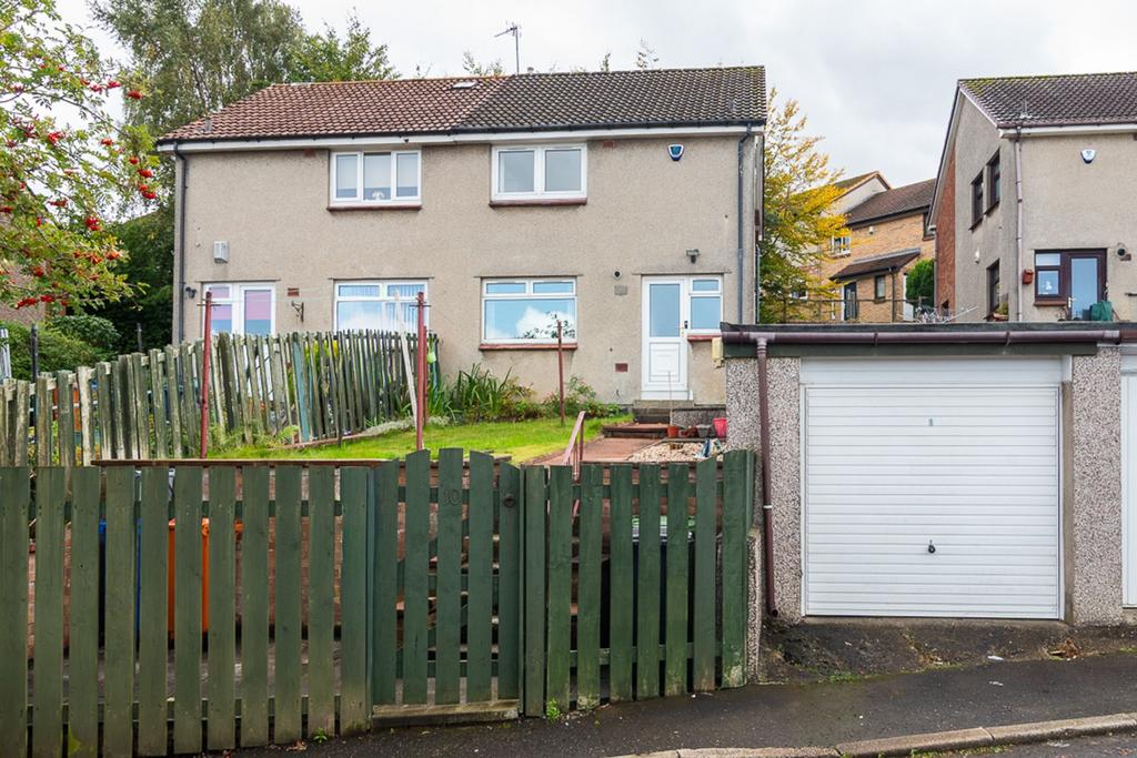 Rear garden and garage