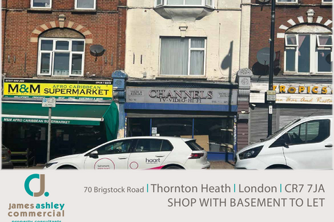 Retail property (high street) to rent, 70 Brigstock Rd Thornton Heath CR7 7JA