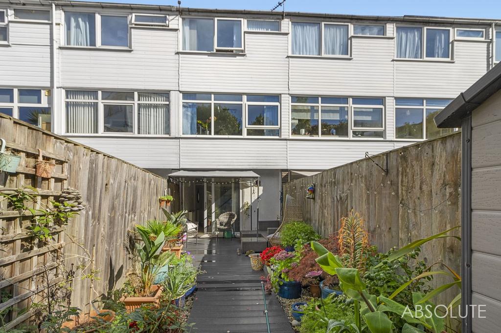 Rear of property